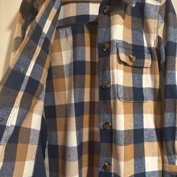 Plaid Soft-Brushed Utility Shacket for Women Sz XS - Picture 7 of 13